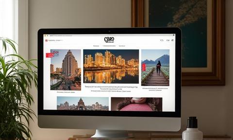 Screenshot of an online lifestyle magazine homepage featuring vibrant imagery