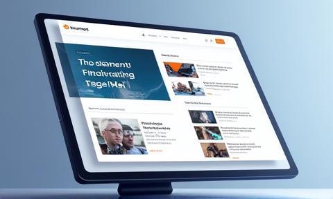 Screenshot of a technology blog homepage design with article snippets